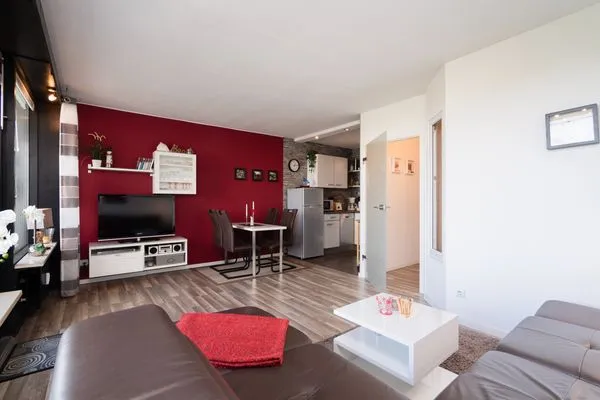 Wohnzimmer Ferienpark Sierksdorf App.590 - Strandlage