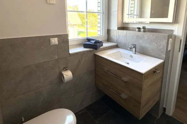 Badezimmer  Ferienwohnung Kajüte 1