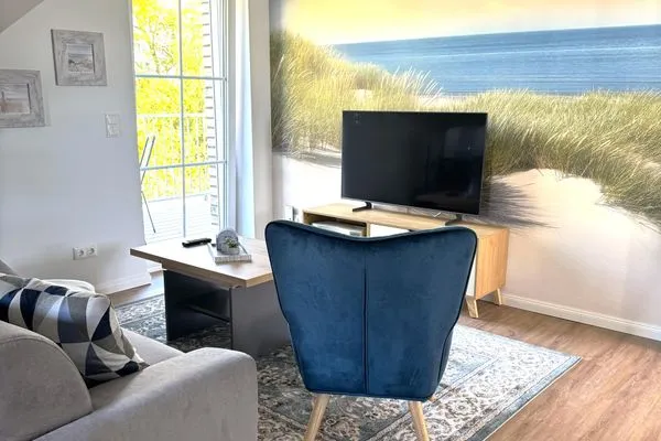 Wohnzimmer  Ferienwohnung Kajüte 1