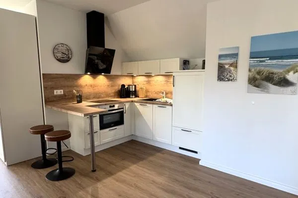 Terrasse  Ferienwohnung Kajüte 2