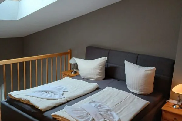 Schlafzimmer  FeWo "Moin" nahe Malchower See