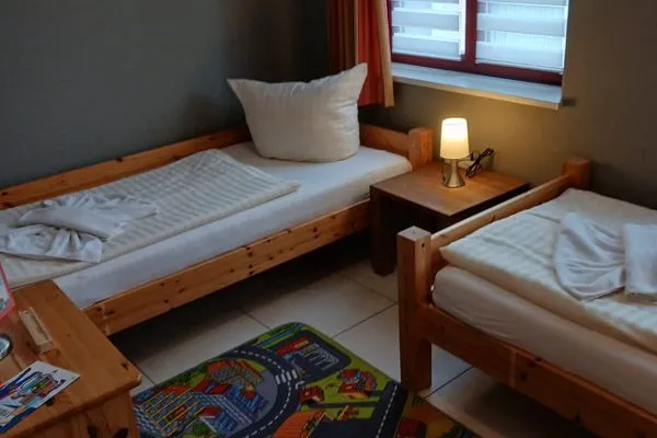 Schlafzimmer  FeWo "Moin" nahe Malchower See