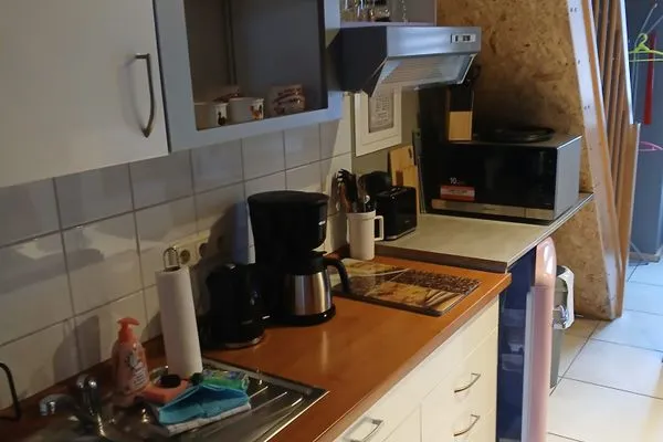 Küche / Küchenzeile  FeWo "Ahoi" nahe Malchower See