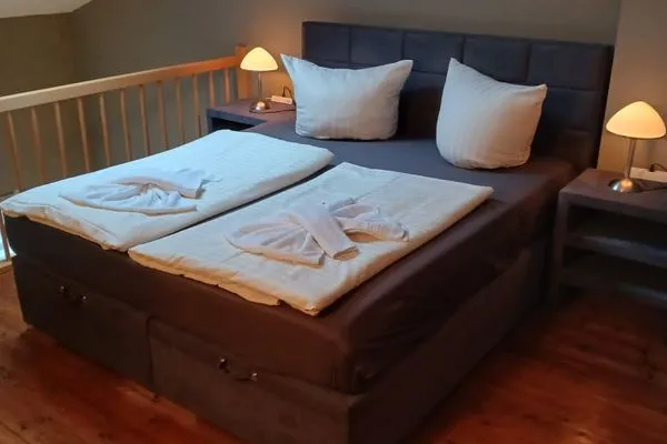Schlafzimmer  FeWo "Ahoi" nahe Malchower See