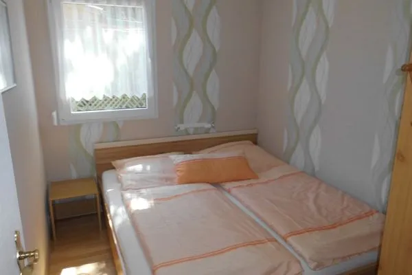 Schlafzimmer  Ferienbungalow Fleesensee