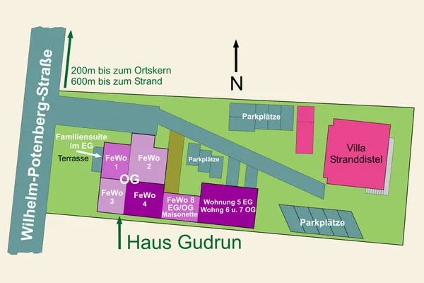 Grundriss  Villa Stranddistel, Whg. 3