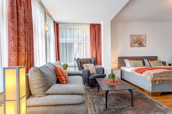 Wohnzimmer  Stranddistel, Haus Gudrun: Whg. 1