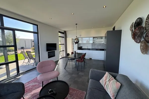  Enkhuizer Strand Chalet Leuke Plek mit Zaun Haus Nr. 216