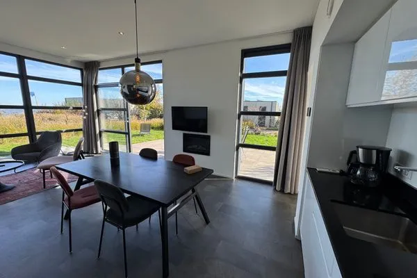  Enkhuizer Strand Chalet Leuke Plek mit Zaun Haus Nr. 216