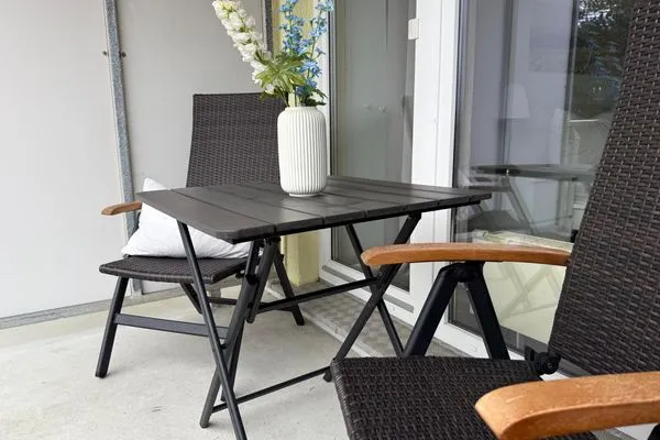 Haus Nordseebrandung FeWo C1.4 Sahlenburg - Balkon