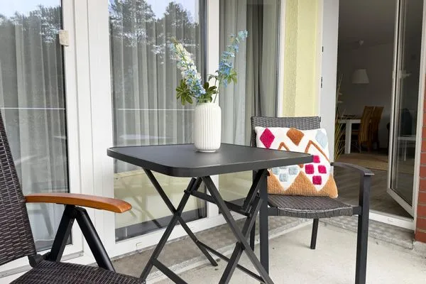 Haus Nordseebrandung FeWo B1.2 Sahlenburg - Balkon