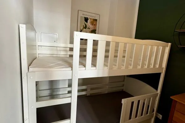 Schlafzimmer  Appartement-Loft "Moonart" Leipzig-Zentrum