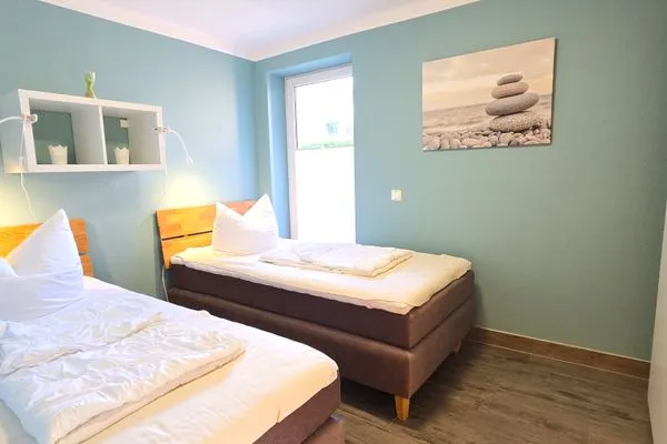 Schlafzimmer  Ferienwohnung "Auszeit" Ostseenah am Schönberger Strand