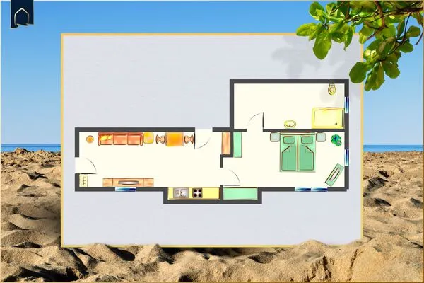 Grundriss Villa Doris App. 06 Morgenrot