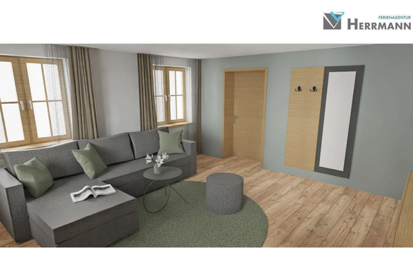  Ferienwohnung Beim Paschamarte Ferienwohnungen in Schwangau - Wohnzimmer