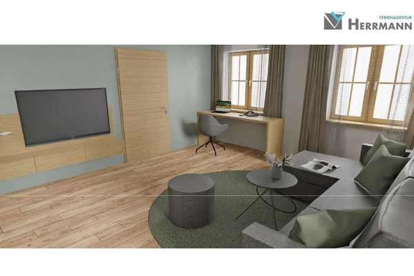  Ferienwohnung Beim Paschamarte Ferienwohnungen in Schwangau - Wohnzimmer