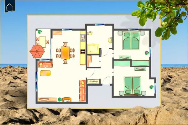 Grundriss Villa Doris App. 02 Morgensonne