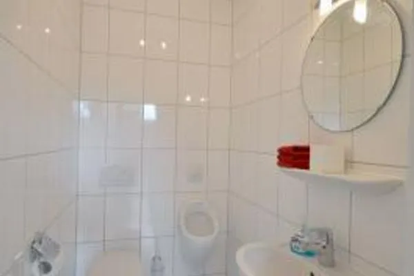 Badezimmer Haus Meerjungfrau Ferienwohnung 1