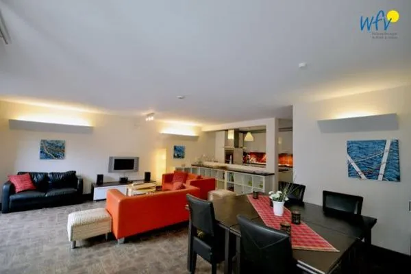 Wohnzimmer Haus Meerjungfrau Ferienwohnung 1