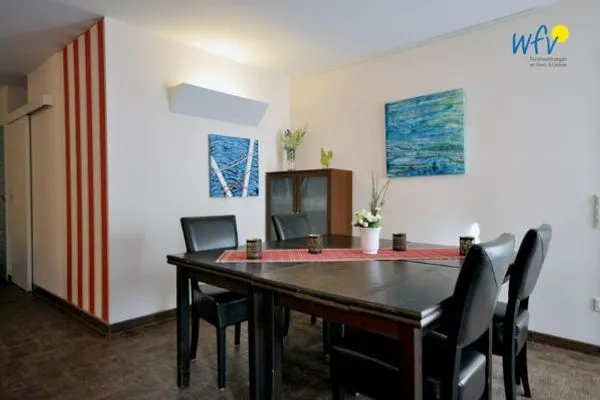 Wohnzimmer Haus Meerjungfrau Ferienwohnung 1