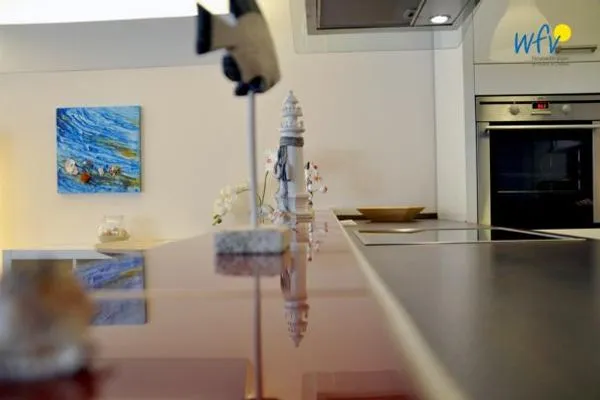 Küche / Küchenzeile Haus Meerjungfrau Ferienwohnung 1