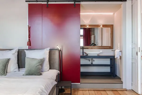 Schlafzimmer Strandvilla Strandpalais - historischer Charme in exklusiver Lage