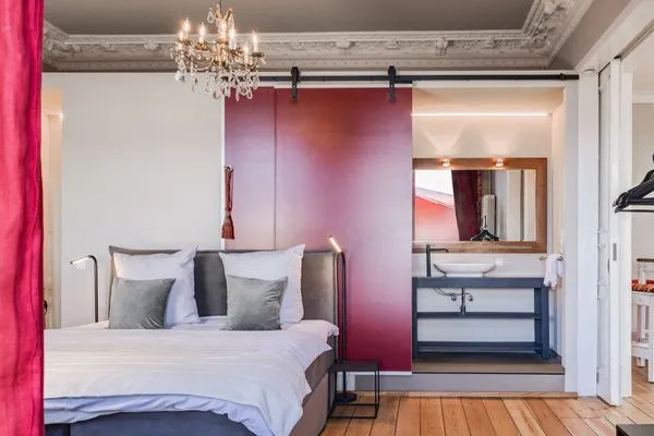 Schlafzimmer Strandvilla Strandpalais - historischer Charme in exklusiver Lage