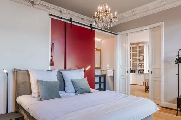 Schlafzimmer Strandvilla Strandpalais - historischer Charme in exklusiver Lage