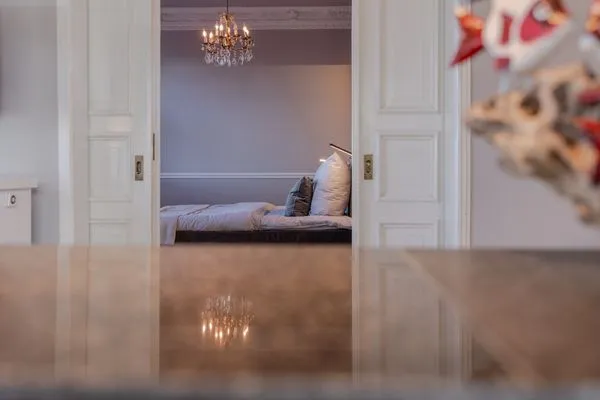 Schlafzimmer Strandvilla Strandpalais - historischer Charme in exklusiver Lage