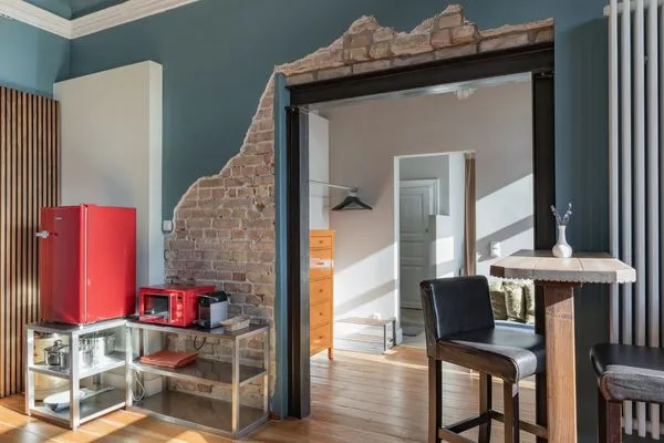 Wohnzimmer Strandvilla Hafenloge - stilvoll wohnen direkt am Niendorfer Hafen