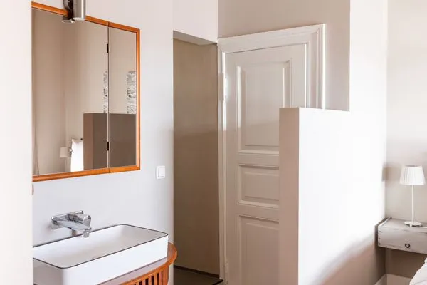 Badezimmer Strandvilla Hafenloge - stilvoll wohnen direkt am Niendorfer Hafen