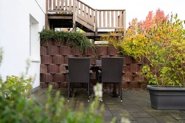 Terrasse  Ferienwohnung "Neptun"