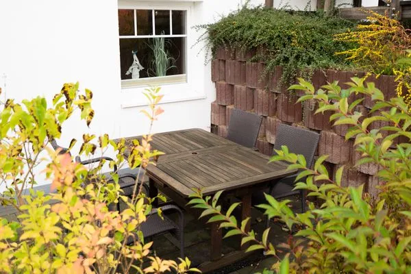 Terrasse  Ferienwohnung "Neptun"