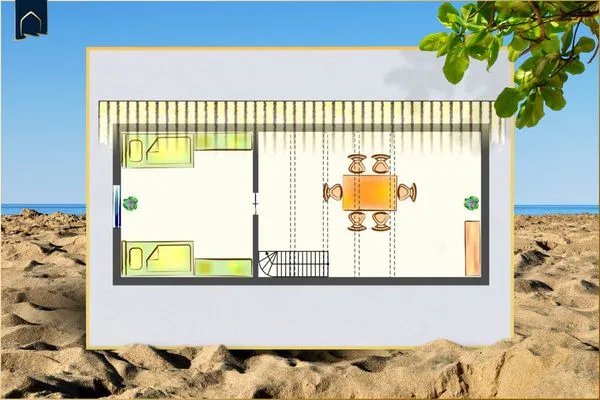 Grundriss Seeblick Anlage App. Aquamarin