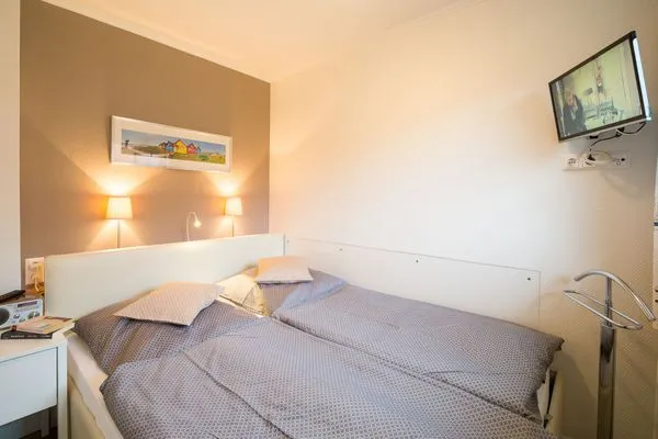 Schlafzimmer Haus Seeadler Ferienwohnung Strandflieder