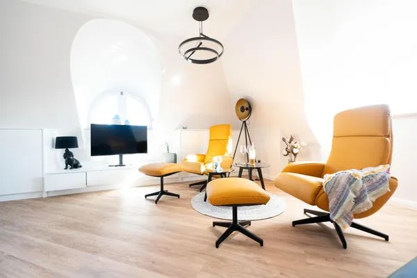 Schlafzimmer  Ferienhaus Haubenlerche 53 - Boddenglück