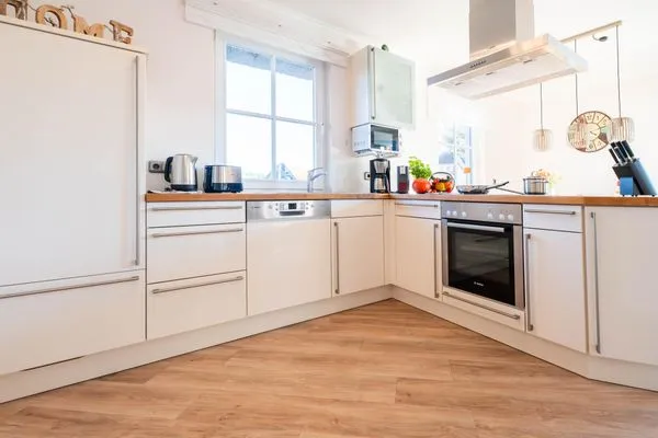 Küche / Küchenzeile  Ferienhaus Haubenlerche 53 - Boddenglück