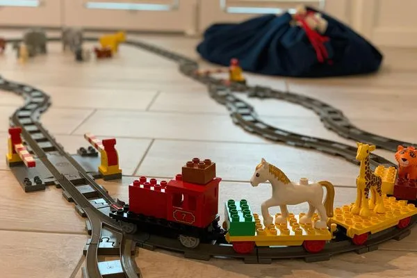 LEGO Duplo Zug in der Ferienwohnung Weiße Düne 9 | Gen Norden in Wittdün auf Amrum Haus *Weiße Düne* Ferienwohnung *Weiße Düne 9 / Gen Norden*