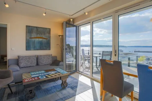 Panorama Suite A 33 - Waren Müritz - Blick zur Binnenmüritz  Panorama Suite