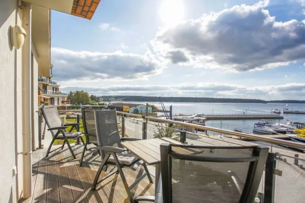 Panorama Suite A 33 - Waren Müritz - Blick vom Balkon  Panorama Suite