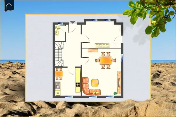 Grundriss  Ferienhaus Otto