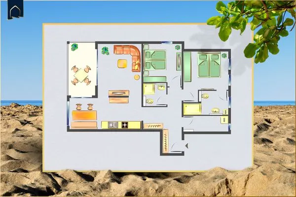 Grundriss  Ferienresidenz Am Haff