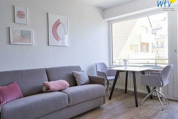 Wohnzimmer Haus Meeresluft Ferienwohnung Seepferdchen
