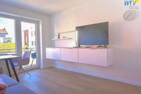 Wohnzimmer Haus Meeresluft Ferienwohnung Seepferdchen