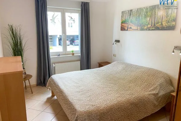Schlafzimmer Wohnpark Stadt Hamburg Ferienwohnung Appartement Seemöwe