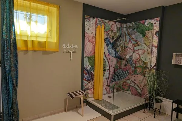 Große Dusche  Ferienwohnung Am Schlössle