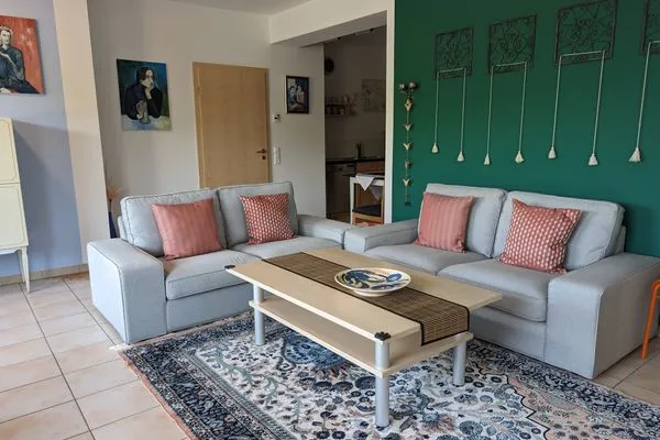 Gemütlich Couch  Ferienwohnung Am Schlössle