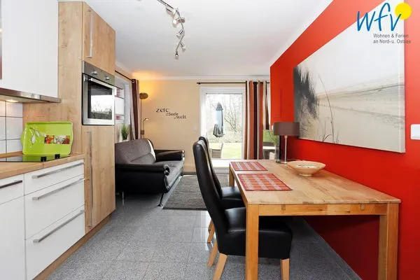 Wohnzimmer Fischerhaus Ferienwohnung Nemo