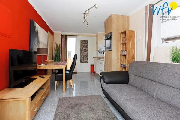 Wohnzimmer Fischerhaus Ferienwohnung Nemo