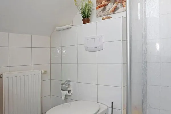 Badezimmer Fischerhaus Ferienwohnung Nemo